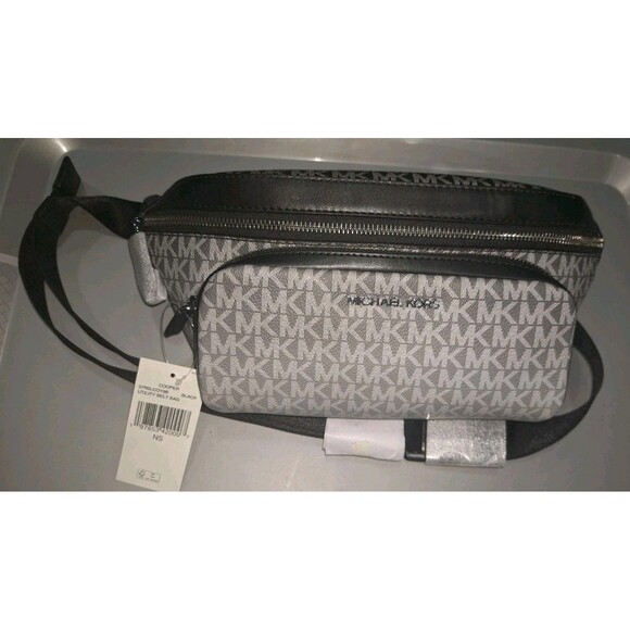 Michael Kors Unisex Black Ombre Cooper Utility Belt Bag/Sling Pack Logo NWT $328 - Picture 1 of 9